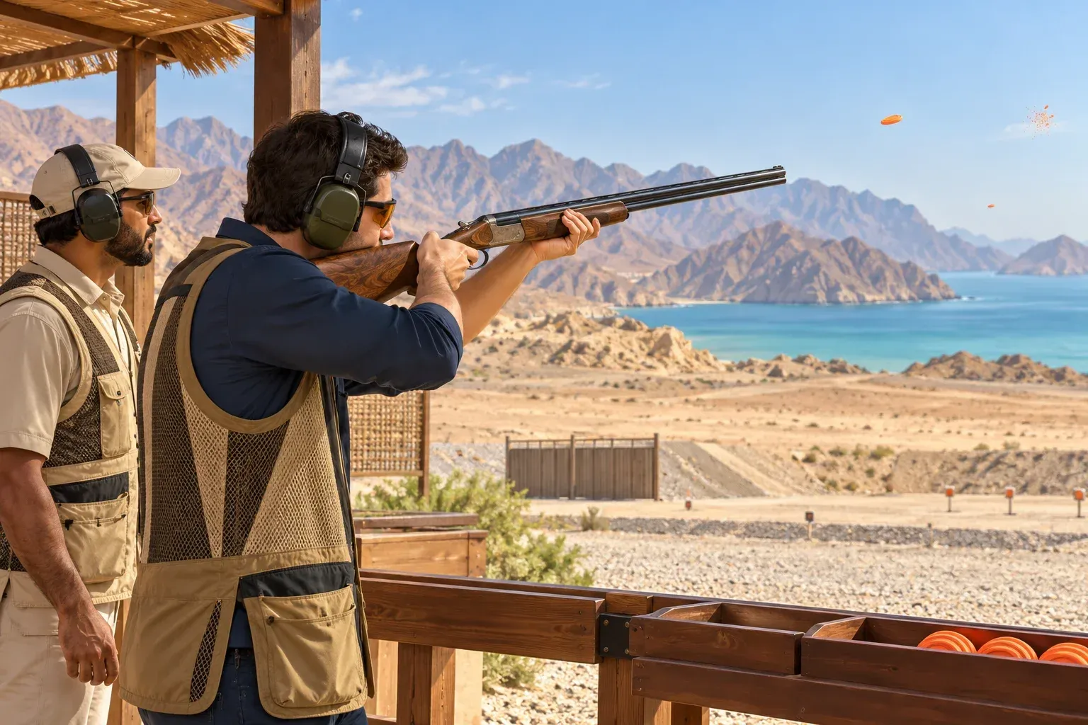 uaq shooting club — AI illustration