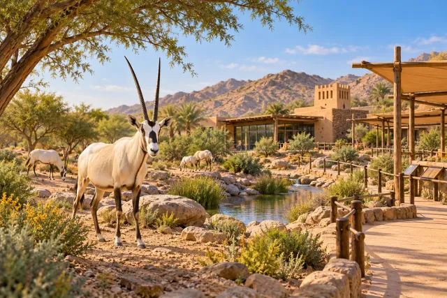 sharjah desert park — AI illustration
