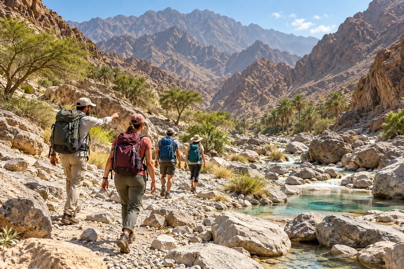 Fujairah Wadi Hiking Guided Tour Fujairah