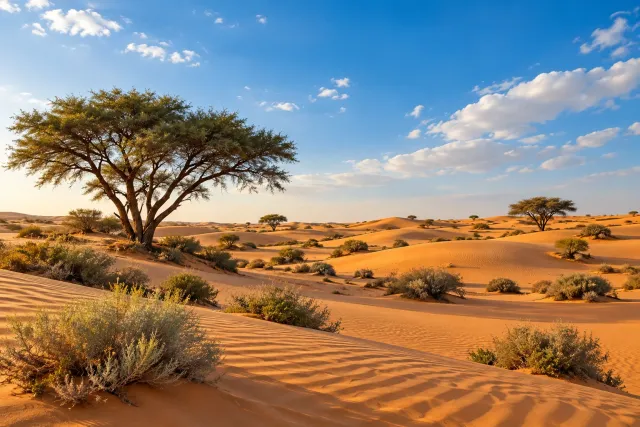 uaq inland desert — AI illustration