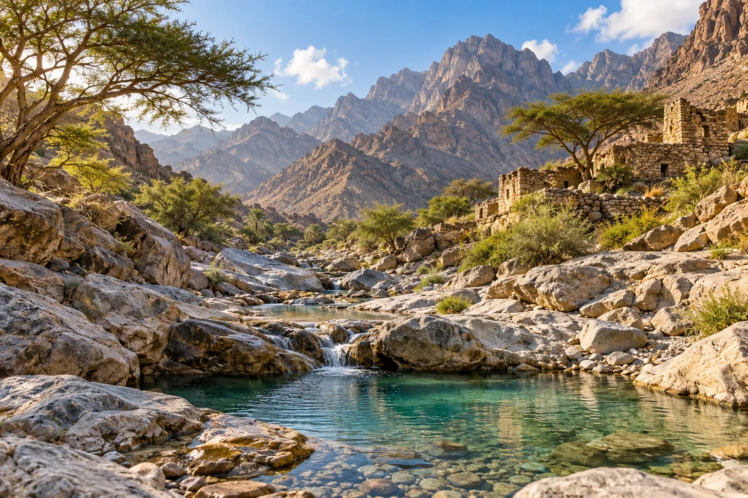 wadi al helo — AI illustration