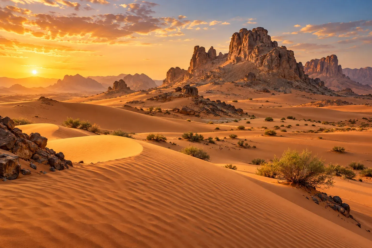 mleiha desert — AI illustration