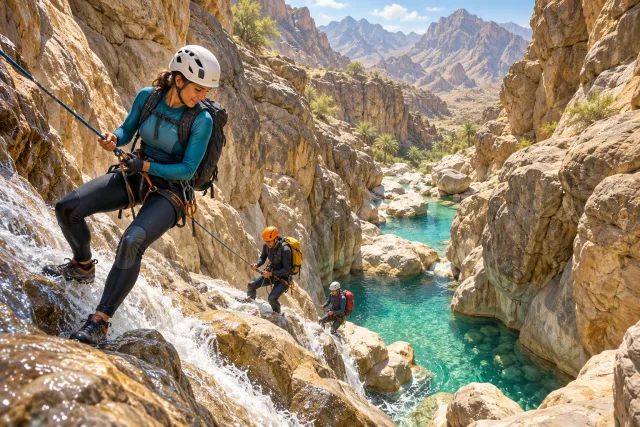 Canyoning Wadi Saham Fujairah