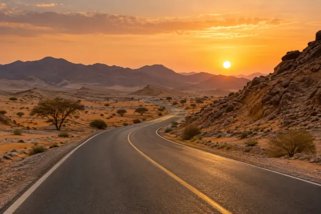 Masfout Desert Road
