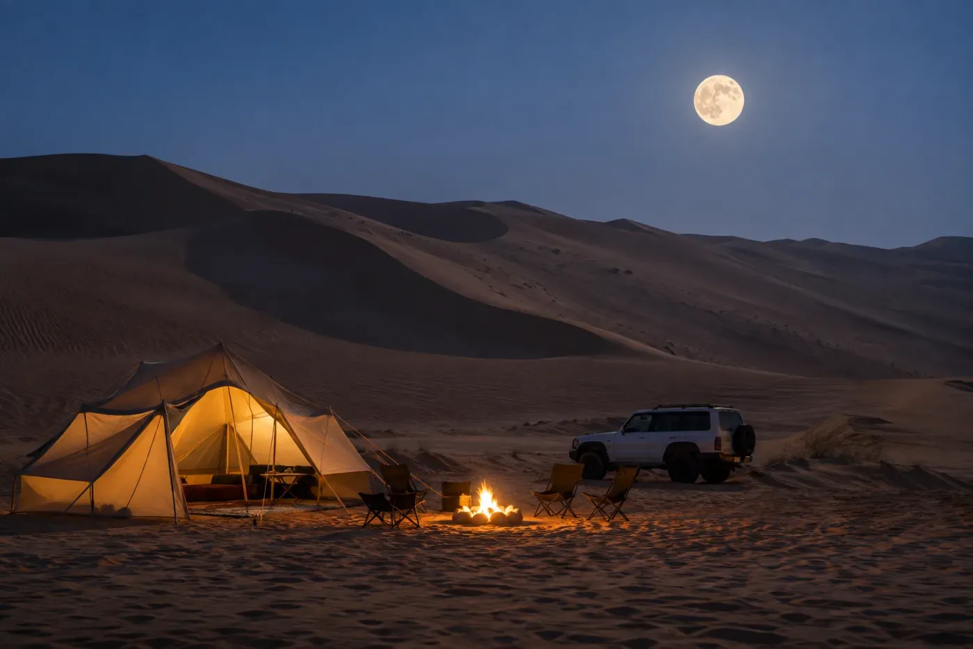 Liwa Full Moon Desert Camping