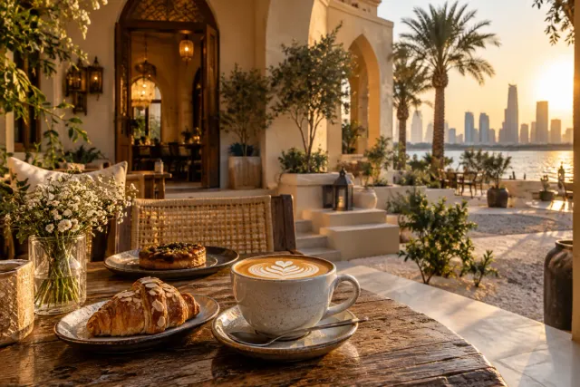 Café Arabia — old villa, Khalidiyah