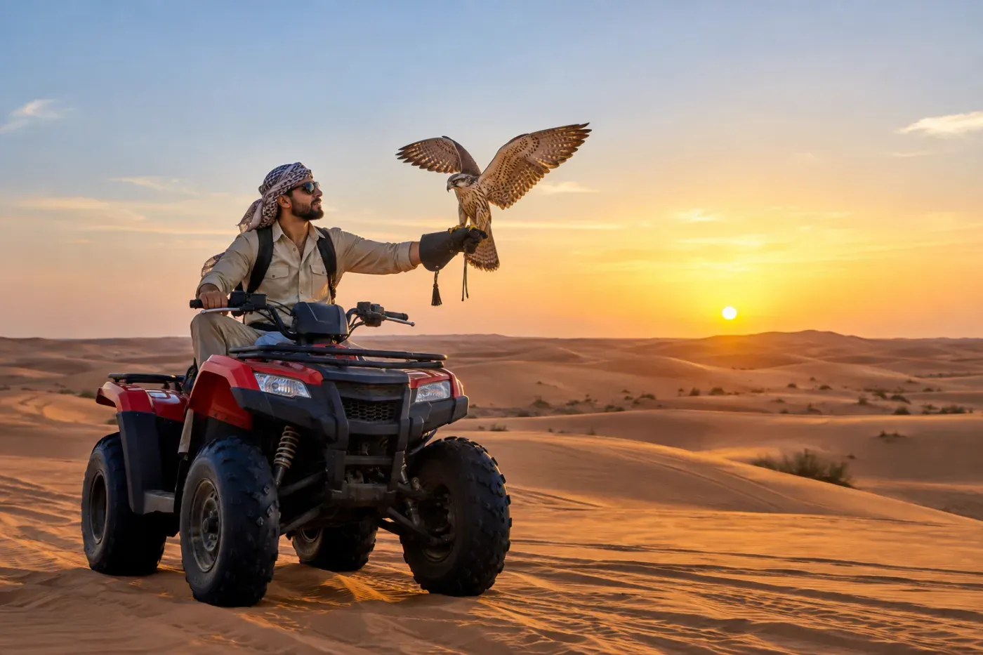 Quad Bike + Falcon Experience Combo