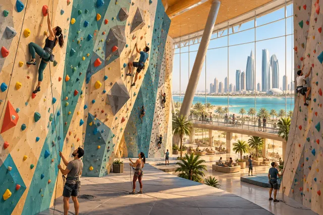 CLYMB Indoor Climbing Wall Abu Dhabi