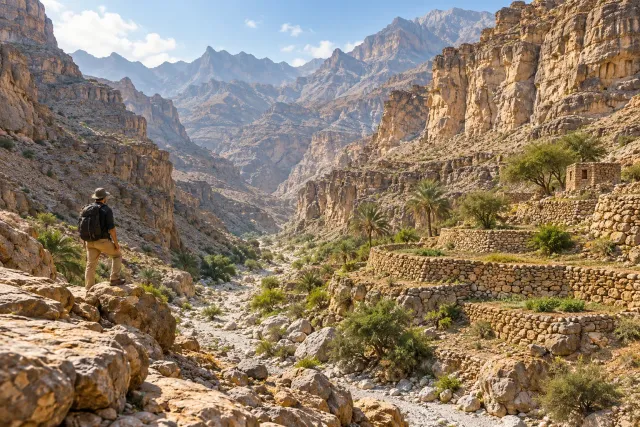 wadi ghalilah — AI illustration