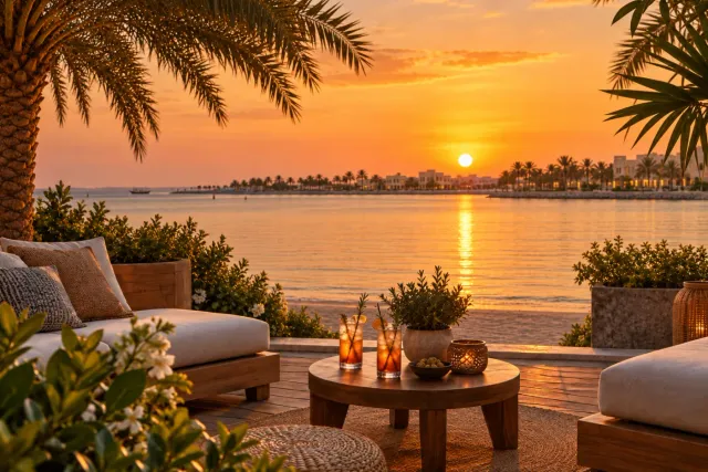 Iris (Yas Marina) — sunset views