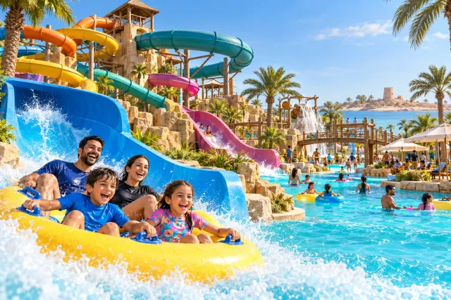 dreamland aqua park — AI illustration