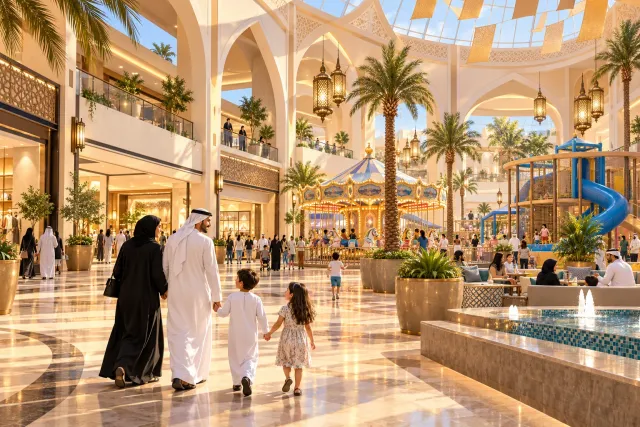 al hamra mall entertainment — AI illustration