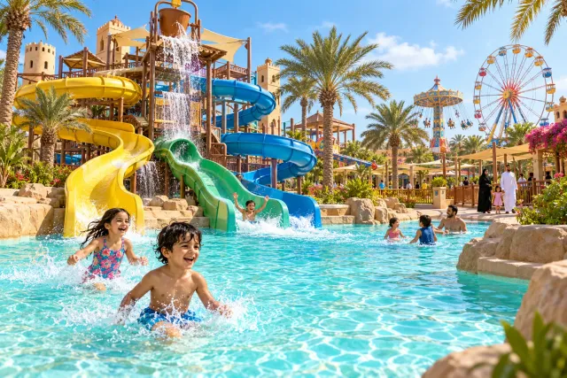 al montazah water park — AI illustration